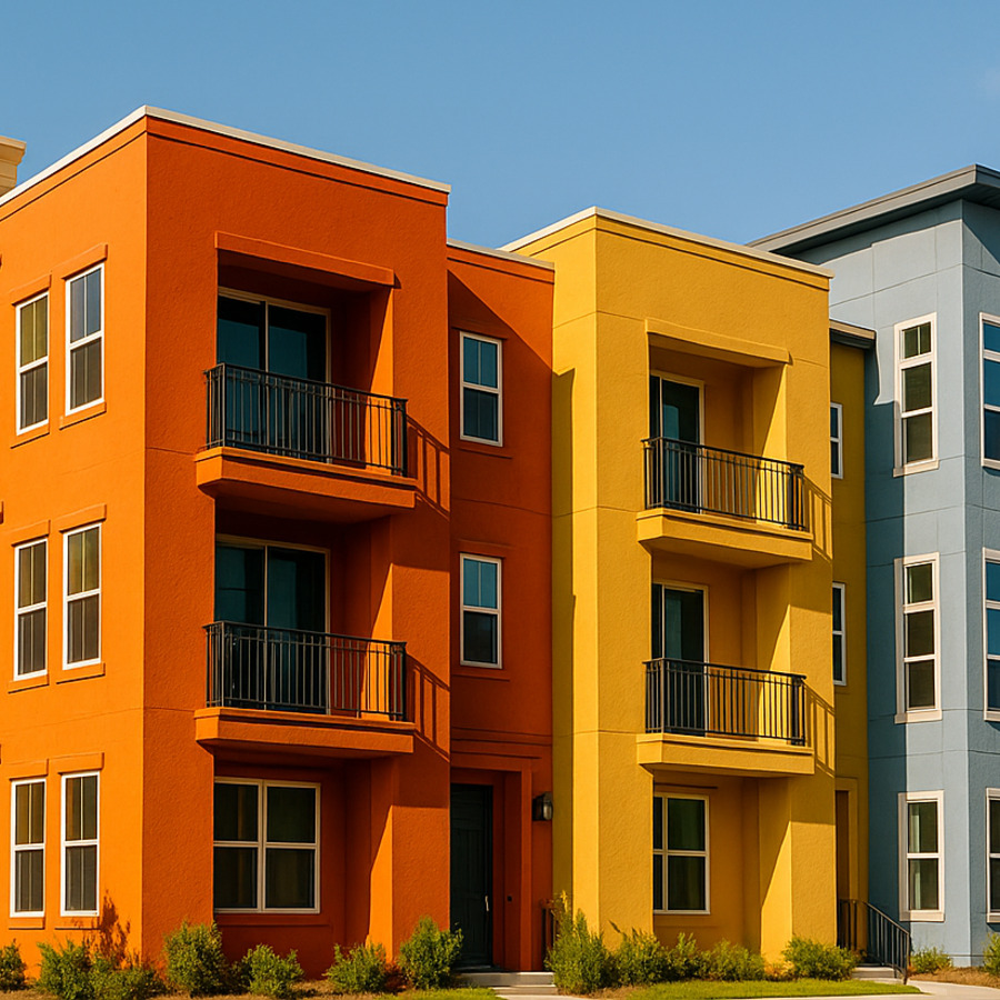 Modern multifamily homes